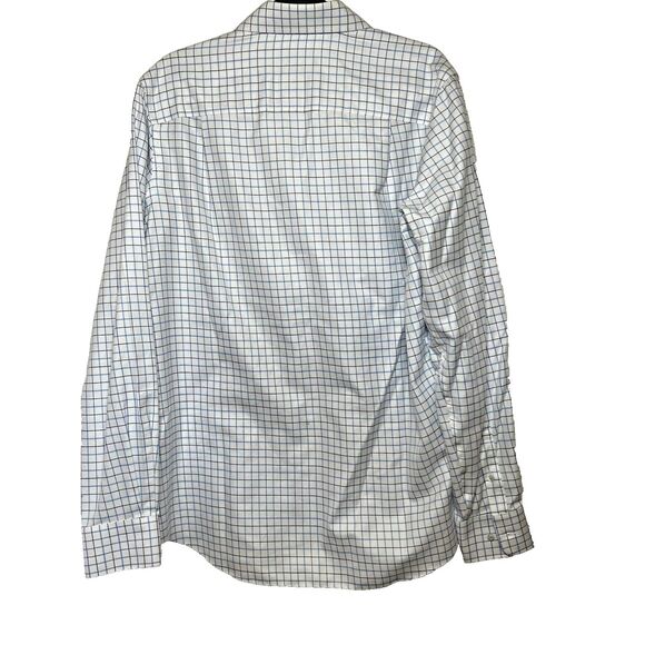 David Donahue Luxury Non-Iron Trim Fit Dress Shirt 100% Cotton - Picture 3 of 10